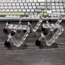 12 Pieces Adjustable Tablecloth Clips Clear, Suitable Strong and Stable Grip to Prevent Tablecloth Slippage.