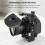 V Lock Wedge Plate with 1/4"-20 Anti-Twist Accessory Mount, Quick Release Dovetail Base for Camera Rig 5