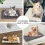 Self-warming pet blanket 60 x 45 cm, non-slip underside 5