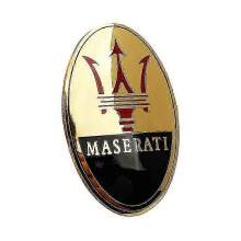 Emblema delantero de coche, insignia decorativa para Maserati Granturismo Ghibli Quattroporte Levante Gransport Granlusso Gt