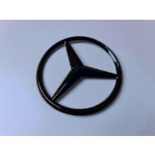 2025 Compatible con Mercedes GLE Clase W167 2019 + Emblema trasero negro brillante con estrella A1678171200 Boris