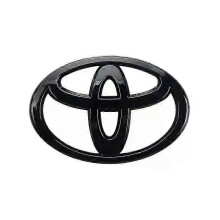 Logotipo 3D ABS para Toyota, emblemas delanteros y traseros para Toyota Auris Rav4, Corolla, Camry, Yaris, Hilux Pardo, acces