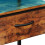 Rustic Brown Mobile Bedside Table Nightstand w/ LED Strip Light, Socket & USB Ports, Storage Drawer 7