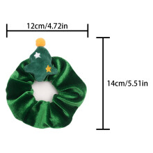 Simpatico orsetto di peluche per albero di Natale, grande cerchio intestinale, accessori per capelli per bambini e adulti, versati