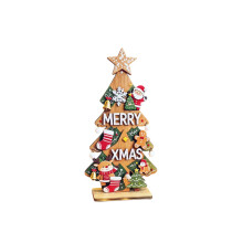 Decorazioni natalizie in legno, scenari per la scrivania di casa, decorazioni d'atmosfera, ornamenti in legno per l'albero di Nata