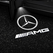 2x LED projektor s logom na dvere auta pre Mercedes Benz GLS/GLC/GLB/GLA/A/B/C/E-trieda S04