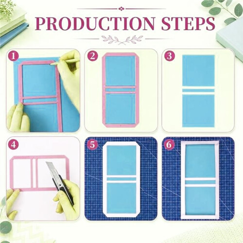 9Pcs Book Binding Easy Scrapbooking Tools Book Binding Kit Supplies for Notebook Calender Junk Journal Handbook