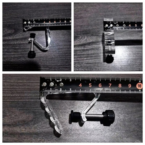 12 Pieces Adjustable Tablecloth Clips Clear, Suitable Strong and Stable Grip to Prevent Tablecloth Slippage. 2