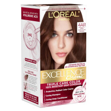 L'Oreal Paris Excellence Crème Hair Color, 4AR Dark Chocolate Brown
