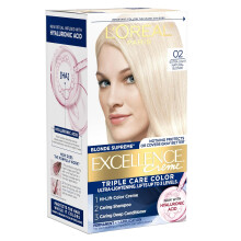 L'Oreal Paris Excellence Crème Hair Color, 02 Extra Light Natural Blonde