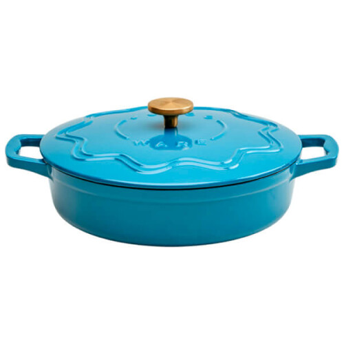 Judgeware Enamelled Cast Iron Blue 28cm Shallow Casserole