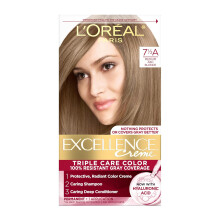 L'Oreal Paris Excellence Crème Hair Color, 7.5A Medium Ash Blonde