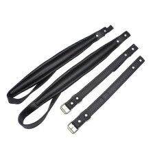 (Black) PU Accordion Shoulder Straps Comfortable Accordion Belt Accordion Large Harness