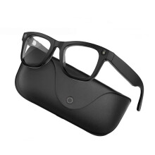 Lunettes Prise vue avec IA,Caméra HD 8 MP,Stabilisation D'Image Électronique (EIS),Enregistreur Vidéo Anti-Tremblement et Traduction en Temps