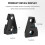 V Lock Wedge Plate with 1/4"-20 Anti-Twist Accessory Mount, Quick Release Dovetail Base for Camera Rig 3