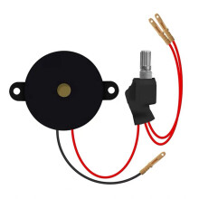 Alerta Sonoro de Seta para Motocicletas e Bicicletas Elétricas de 12V - Indicador Audível para Maior Segurança e Navegação