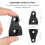 V Lock Wedge Plate with 1/4"-20 Anti-Twist Accessory Mount, Quick Release Dovetail Base for Camera Rig 6