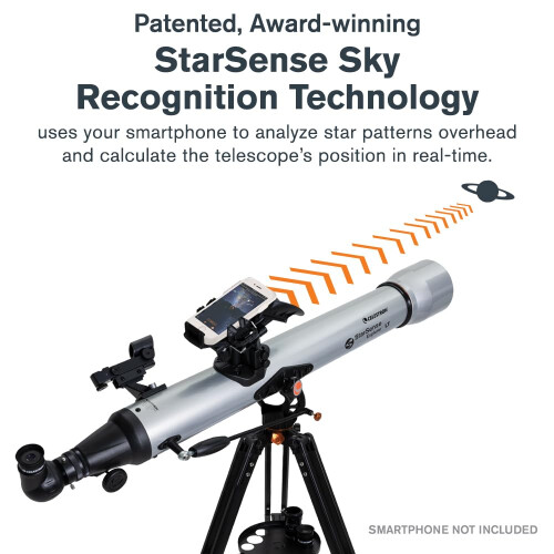 Celestron Celestron StarSense Explorer LT 80AZ Smartphone Guided Refractor Telescope 2