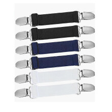 6 Pcs Pant Waist Tightener Waist Cinch Clip Belt Adjustable Elastic