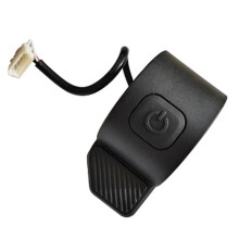 Acelerador de Polegar com Interruptor de Energia, Acelerador de Substituição para Patinete Elétrico para E3 E3 Pro C2 Lite