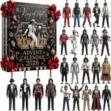 MJ Adventskalender 2026 Klassische Bühne 2D Acryl-Hängefigur Weihnachtsbaumdeko Geschenk - Neu