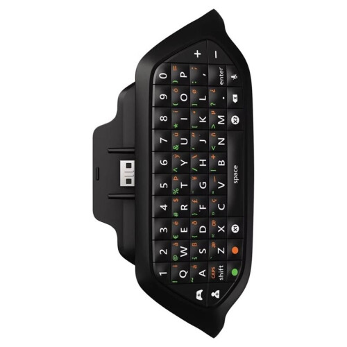 Gaming Chatpad Keyboard for  ONE Series X S Elite Wireless Controller with 3.5mm Audio Jack Backlit Plug and 2