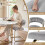 Costway 2PCS Velvet Upholstered Dining Chairs Kitchen Accent Chairs 6