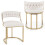 Costway 2PCS Velvet Modern Woven Upholstered Dining Accent Chairs 1