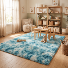 (Tye Dye Teal, 140x200) Large Living Room Rugs Non Slip Area Rug Hallway Runner Rug Kitchen
