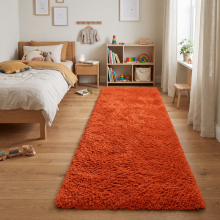 (Rust, 80x300) Large Living Room Rugs Non Slip Area Rug Hallway Runner Rug Kitchen