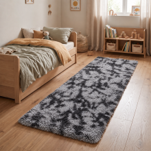 (Tye Dye Grey, 60x220) Large Living Room Rugs Non Slip Area Rug Hallway Runner Rug Kitchen