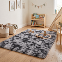 (Tye Dye Grey, 120x170) Large Living Room Rugs Non Slip Area Rug Hallway Runner Rug Kitchen