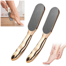 (Gold) 2 - Piece Nano Glass Foot File Set | Hard Skin & Callus Remover, Durable Pedicure Tool for Dead Skin Scrubbing & Long - Lasting Smooth Feet