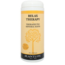 Plantlife Relax Therapie-Badesalze - Natürliche Aromatherapie-Badesalze - Balance, Ruhe, Spannungsabbau