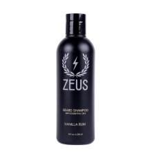 ZEUS Baard Shampoo, Reinigend & Voedend met Groene Thee & Natuurlijke Ingrediënten - 8 oz. (Gemaakt in de VS) Vanille Rum