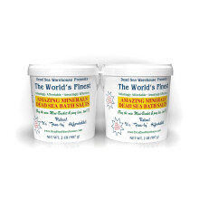 Dead Sea Warehouse - Sali da Bagno Minerali del Mar Morto - 2lbs - Alto Contenuto Minerale - Idrata e Lenisce - 2-Pack