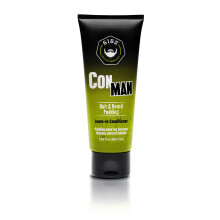 GIBS Con Man Pudding Cheveux & Barbe - Après-Shampooing, Définisseur de Boucles, 7.5 Fl oz (3.25 fl oz)