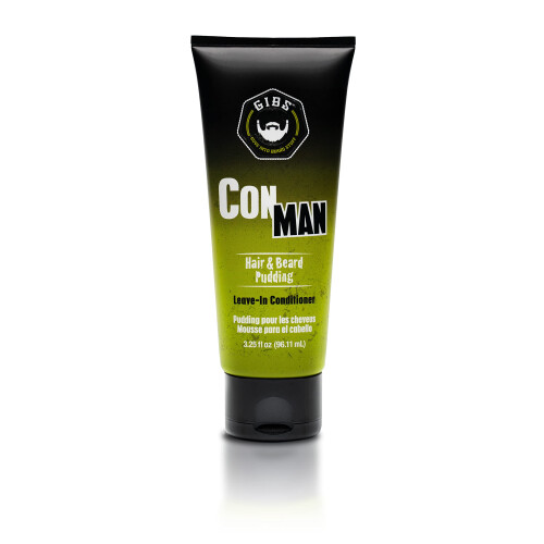 GIBS Con Man Haar- & Bartpudding - Leave-In Conditioner, Curl Definer, 7,5 Fl oz (3,25 fl oz)