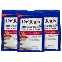 Set Regalo Dr. Teal's - Bagno Terapeutico (3 Pezzi, 6lbs Ognuno) - Soluzione Senza Profumo