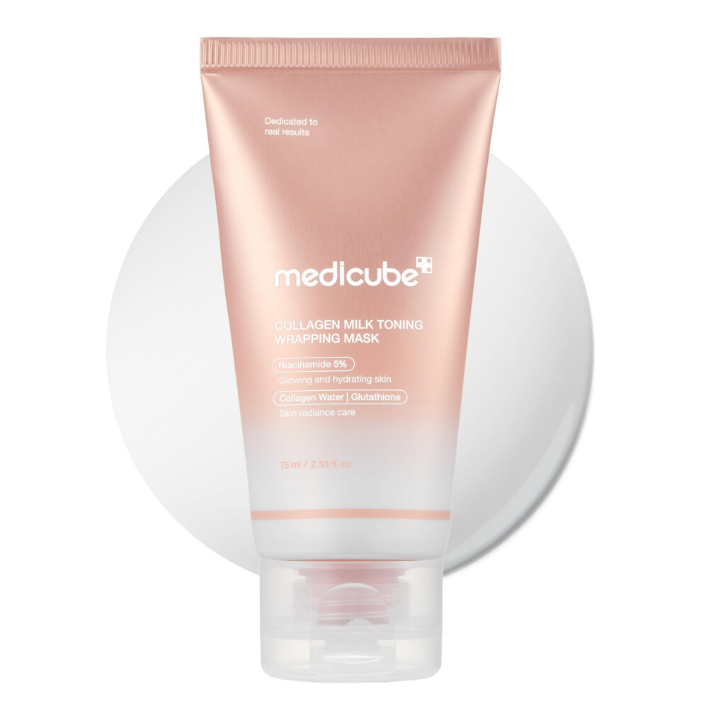 MEDICUBE Collagen Milk Toning Wrapping Mask 75ml - AUTHENTIC Korean Skincare - Image 4