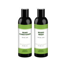 Detroit Grooming Co. Baardwas & Conditioner Bundel - Ultieme Baardkit met Biotine & Arganolie - Kers Tabak Geur - 8 oz Elk