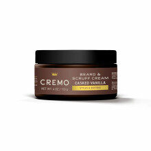 Crème à Barbe & Barbe de Cremo, Vanille Caskée, 4 oz - Apaise les démangeaisons, Conditionne et Offre un Style Légèreté
