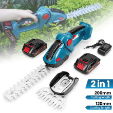 Elektrische Heckenschere, 2-in-1 kabellos und wiederaufladbar, für Makita 18V Akku