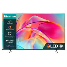Hisense 65 Inch QLED Smart TV 65E7KQTUK - Quantum Dot Colour, 60Hz VRR, Dolby Vision, Bluetooth&HDMI, Share to TV, VIDAA Smart TV, and Youtube