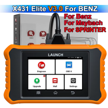 LAUNCH Creader Elite V3.0, bidirectionele OBD2 diagnostische scanner, ECU-codering voor Mercedes-Benz, Sprinter en Maybach