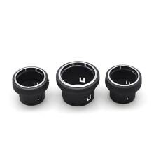 3PCS AC Control Auto Rotary Button Radio Volume Rotary Knob for Grand Cherokee 14-2021 Model B