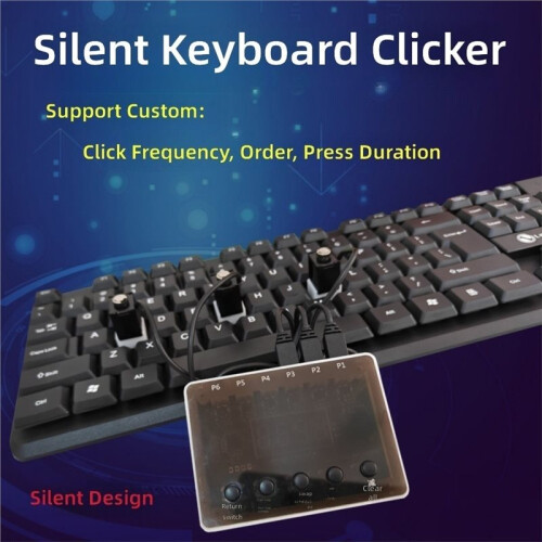 Silent Embedded Keyboard Clicker Auto Press Tool Long Press Click Device Free Your Hands 1
