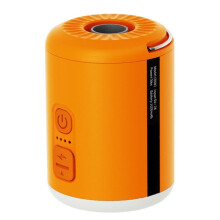 Portable Electric Air Pump 3-in-1(Inflatable+Lighting+3-Speed Camping Light)for Vacuum Bag Camping Travel 1600mAh