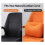 Car Lumbar Pillow, Breathable Auto for  Back Support, Car Interior Accessory for Driving Comfort 5