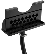 Grease Drainage Funnel for Grill - Heavy-Duty Metal Construction with Magnetic Gate Design